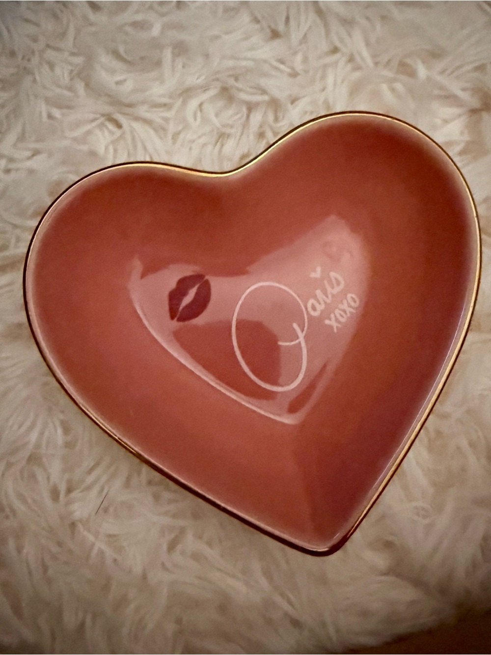 Like New Paris Hilton Pink Trinket Dish